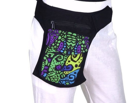 Riñonera de algodón modelo estampado