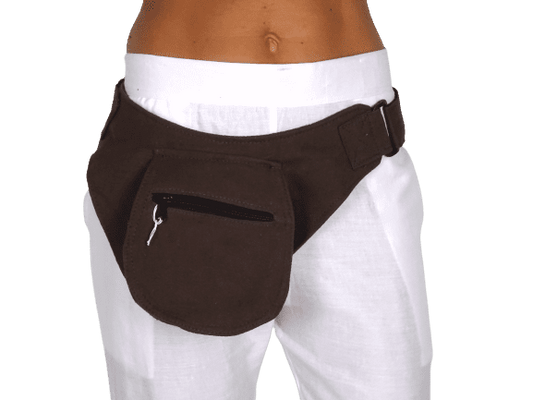 Riñonera de algodón modelo ovalado