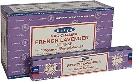 Incienso natural Indio Satya French Lavender