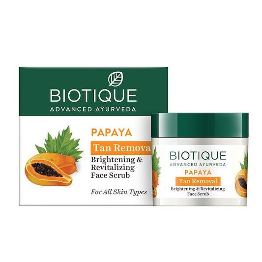 Scrub revitalizante de bio papaya BIOTIQUE