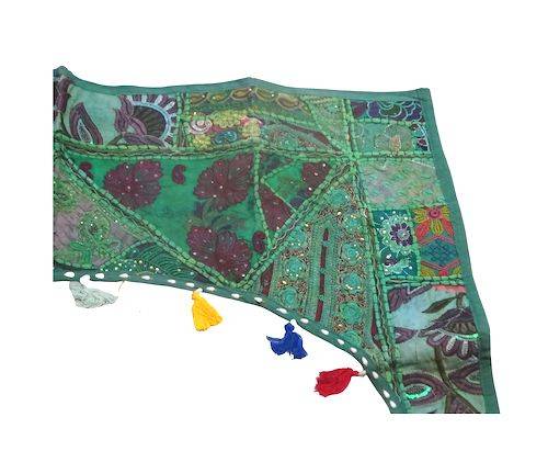 Tapiz Toran arco étnico patchwork