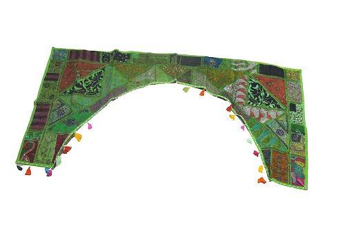 Tapiz Toran arco étnico patchwork