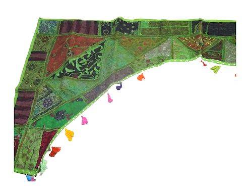 Tapiz Toran arco étnico patchwork