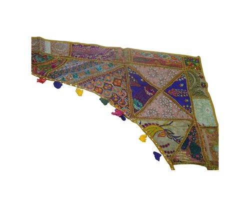 Tapiz Toran arco étnico patchwork