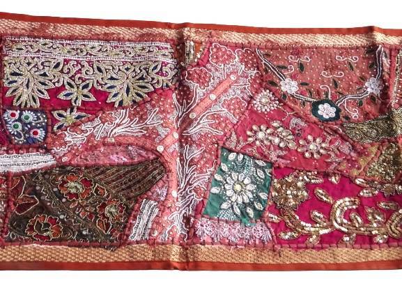 Tapiz étnico camino de patchwork
