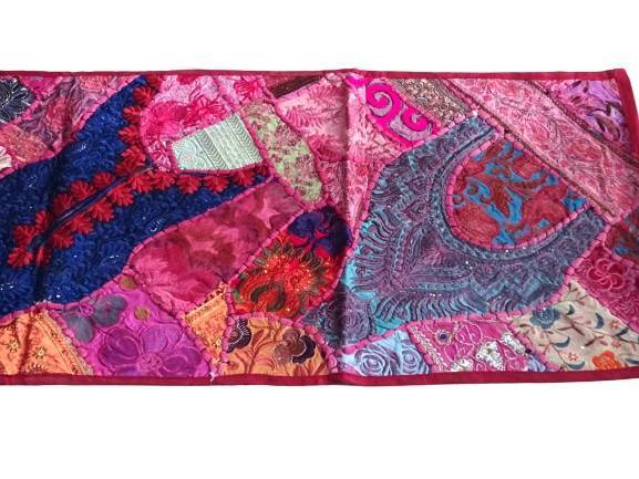 Tapiz étnico camino de patchwork