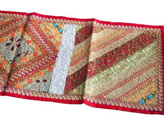 Tapiz étnico camino de patchwork