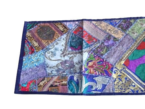 Tapiz étnico camino de patchwork