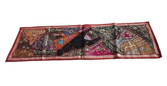 Tapiz étnico camino de patchwork