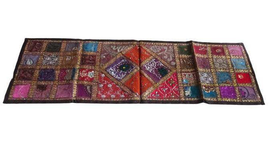 Tapiz étnico camino de patchwork