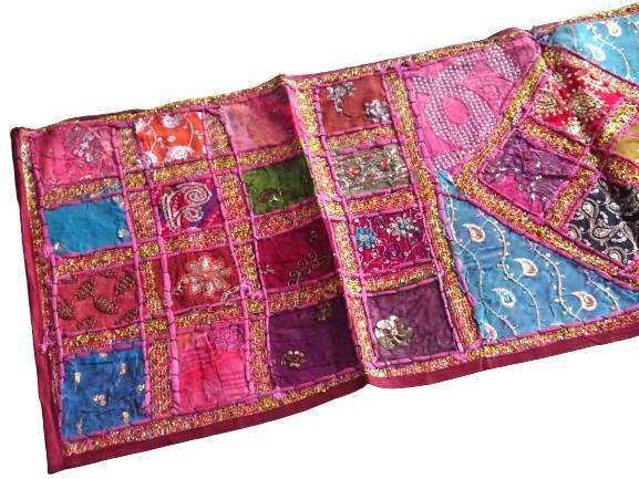 Tapiz étnico camino de patchwork