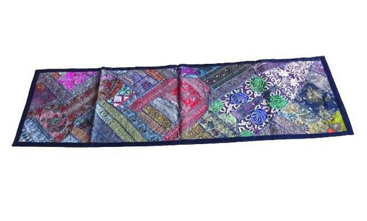 Tapiz étnico camino de patchwork