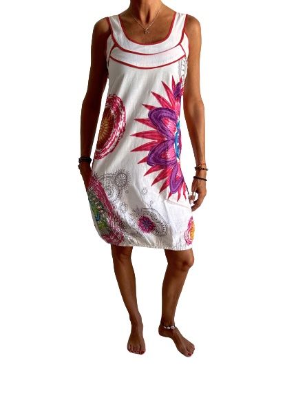 Vestido indio de algodón Wanda