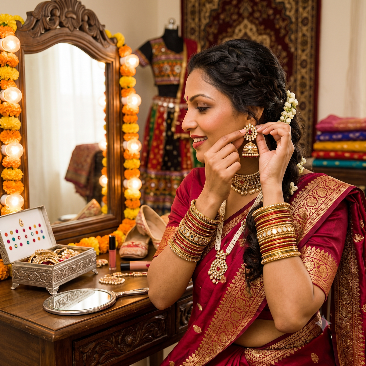 Bindis y complementos Bollywood