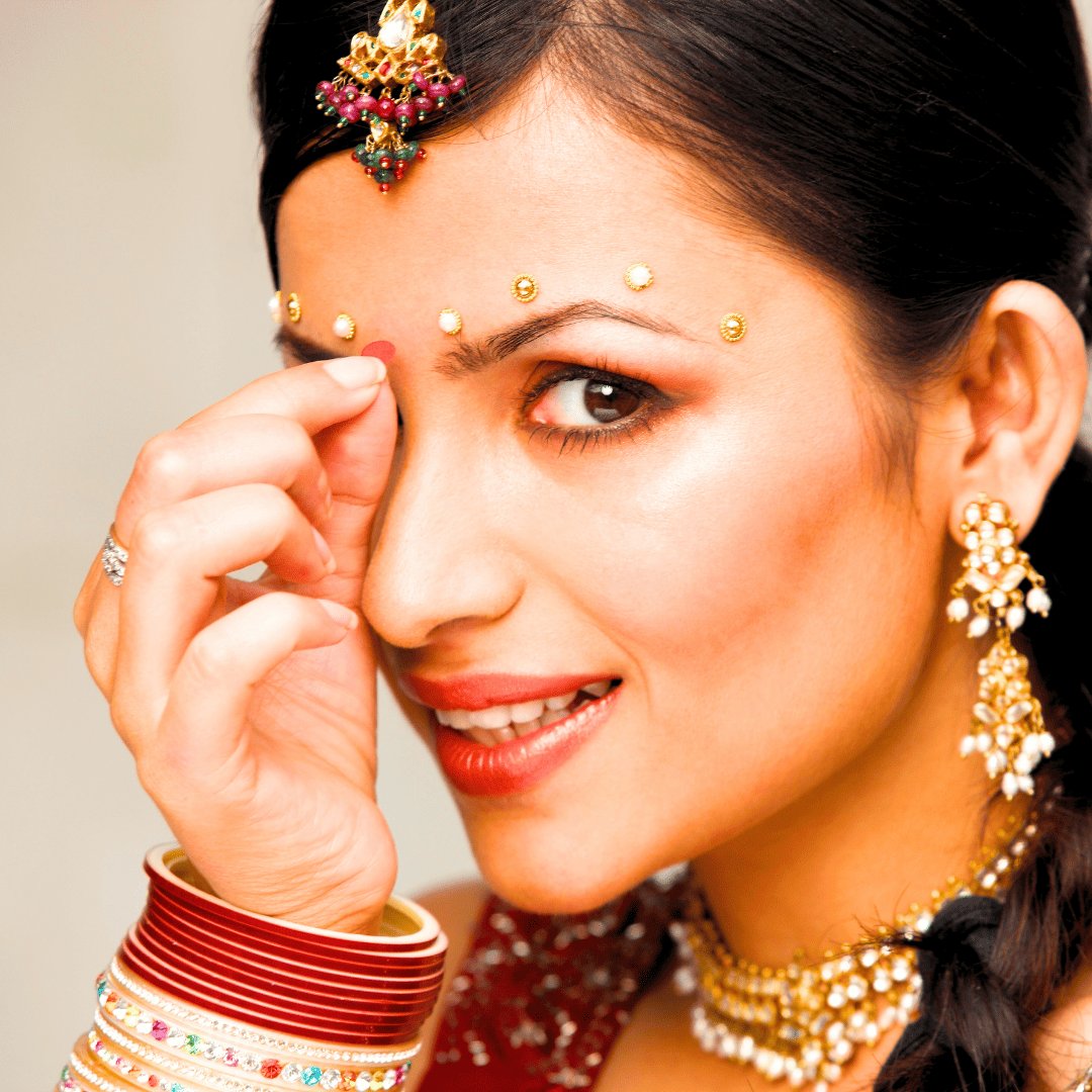 Bindis y complementos Bollywood