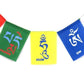 Banderas tibetanas mantra OM MANI PADME HUM