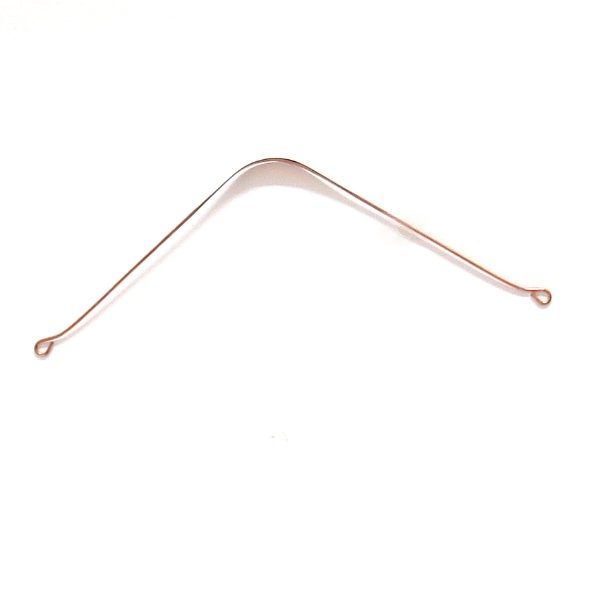 Raspador de lengua ayurvédico de cobre
