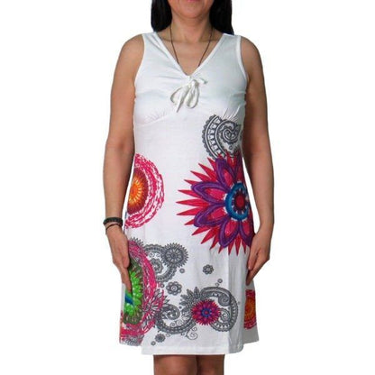 Vestido indio de algodon Marta