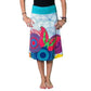 Falda étnica india con mariposa