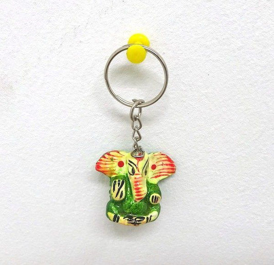 Llavero étnico de la India con el Dios Ganesh