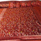 Colcha india de seda con bordado de florecitas