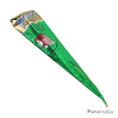 Cono de Henna para tatuajes de la India color natural