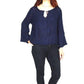 Blusa india de algodón manga larga