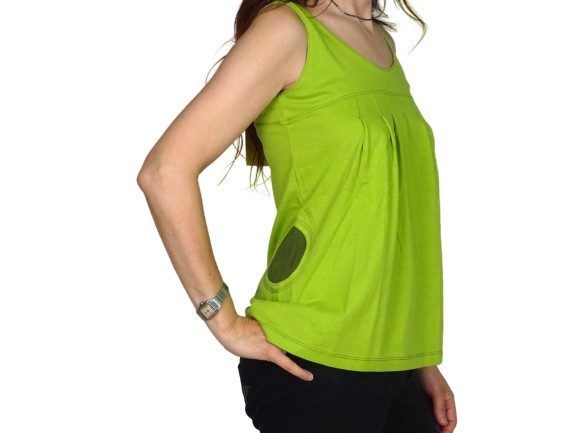 Camiseta de tirantes de algodón boho