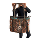 Bolso bohemio de piel con abalorios