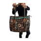 Bolso bohemio de piel con abalorios