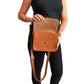 Bolso bandolera indio de piel