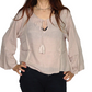 Blusa india de algodón manga larga