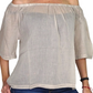 Blusa india de algodón manga corta