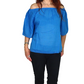Blusa india de algodón manga corta
