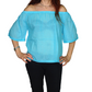 Blusa india de algodón manga corta