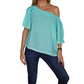 Blusa india de algodón manga corta