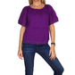 Blusa india de algodón manga corta