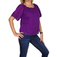 Blusa india de algodón manga corta