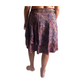 Falda pareo india de seda con estampado floral