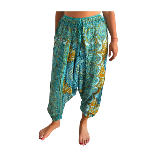 Pantalón afgano indio estampado mandalas