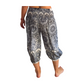 Pantalón indio corto estampado elefantes