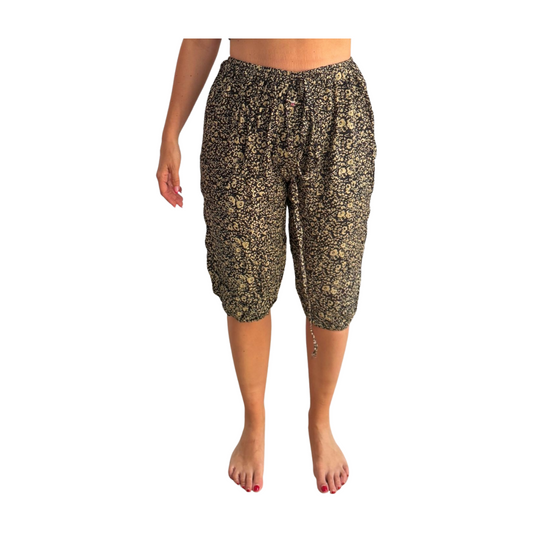 Pantalón indio corto estampado