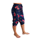 Pantalón indio corto estampado