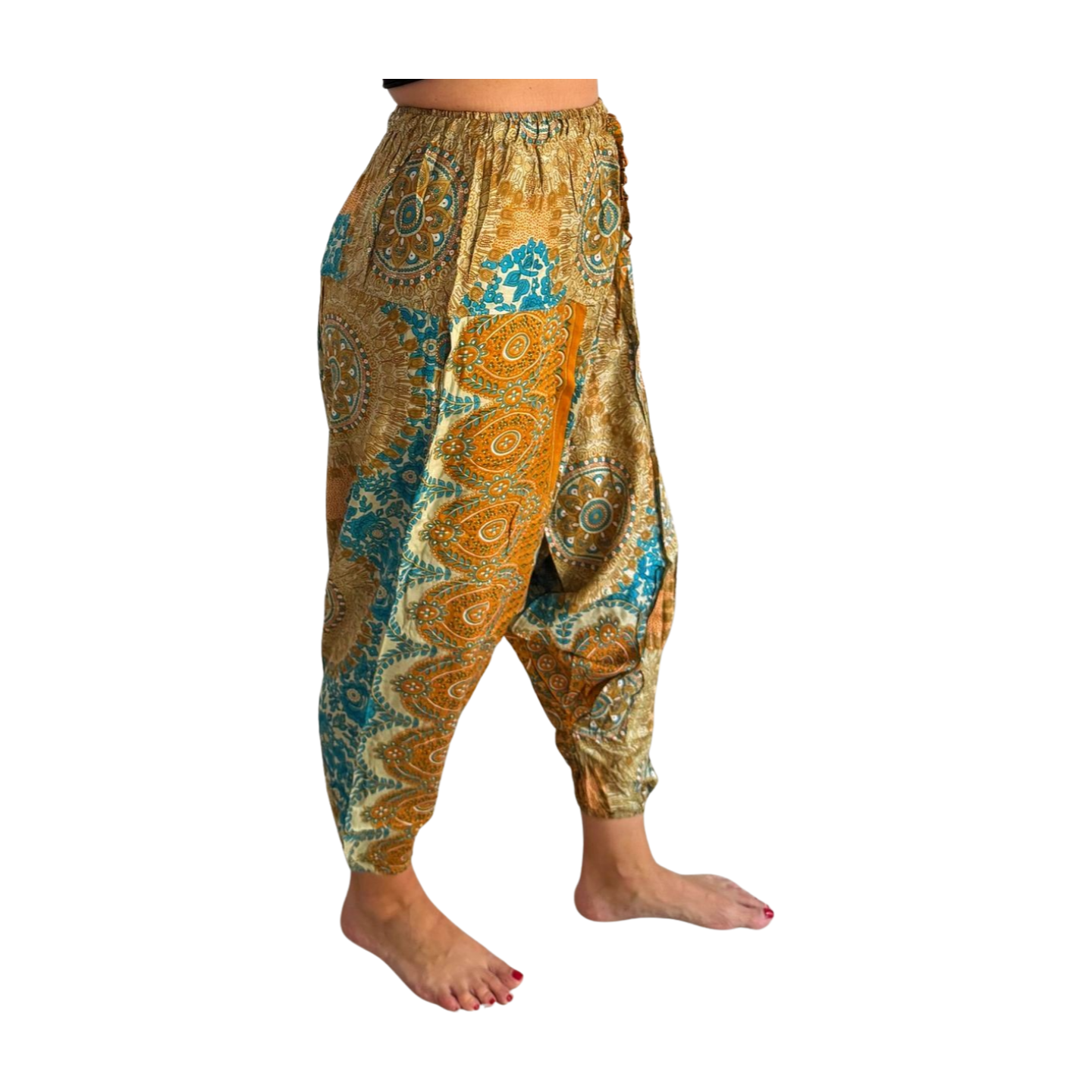 Pantalón afgano indio estampado mandalas