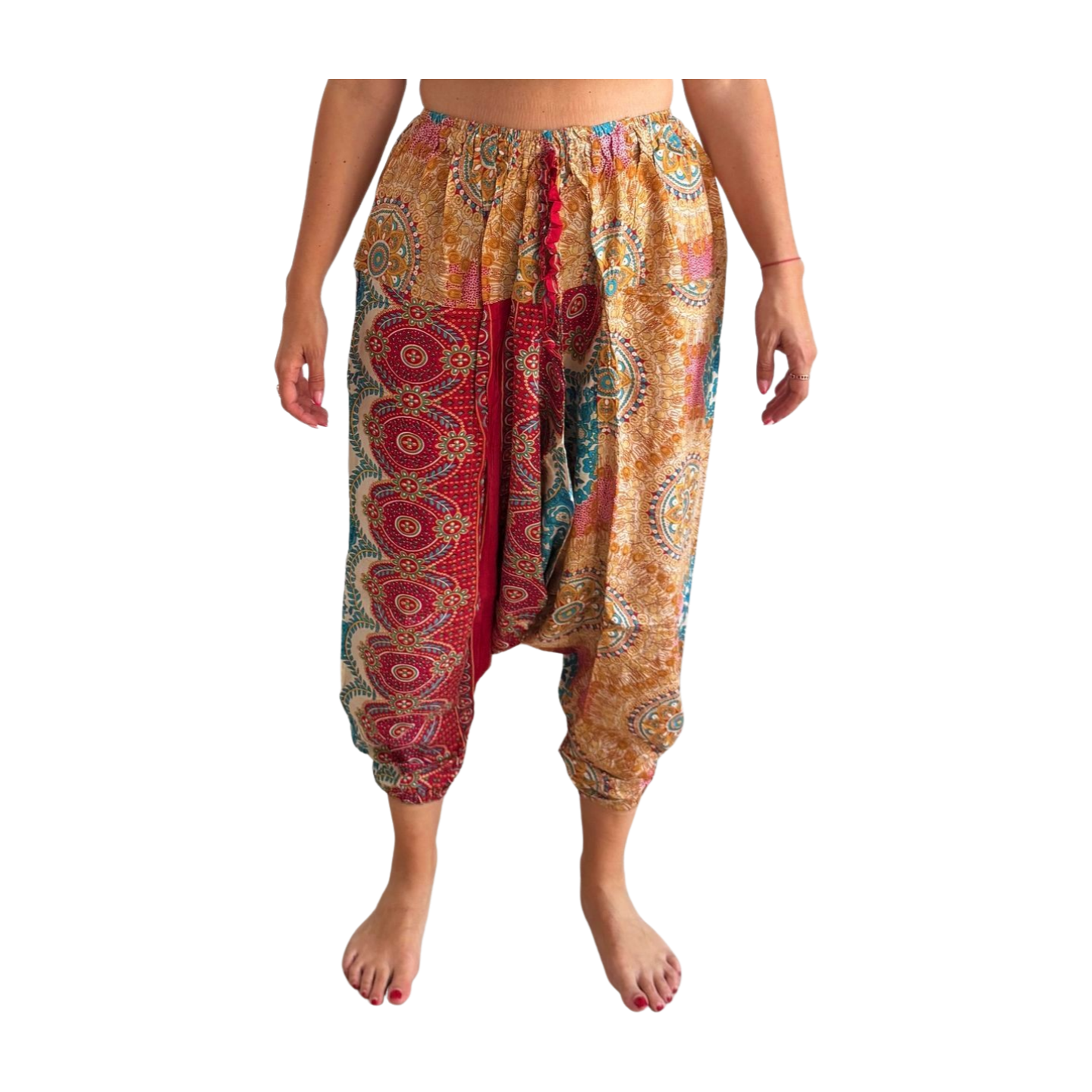 Pantalón afgano indio estampado mandalas