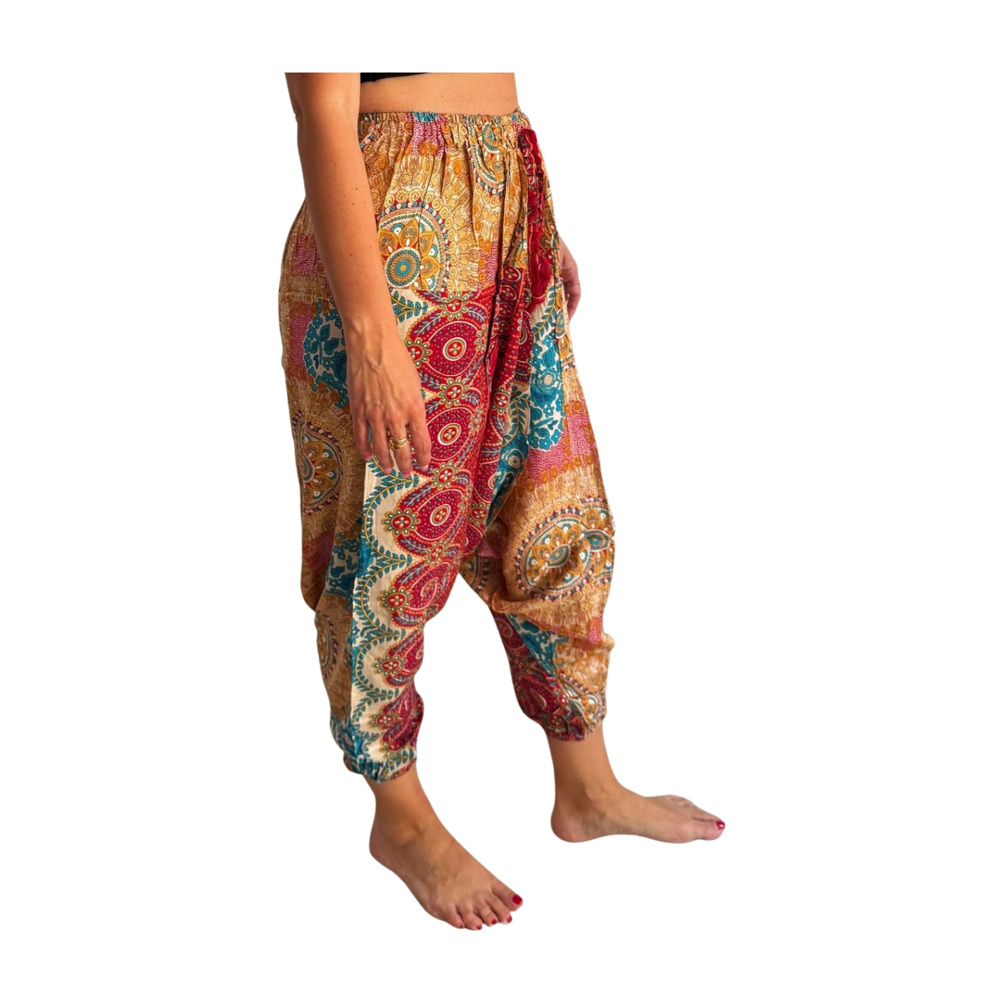 Pantalón afgano indio estampado mandalas