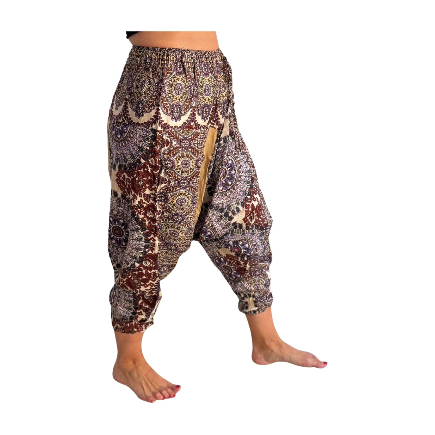 Pantalón afgano indio estampado mandalas
