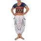 Pantalón indio infantil blanco