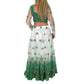 Conjunto Bollywood Lengha choli con mucho vuelo