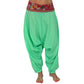 Pantalón afgano indio color verde